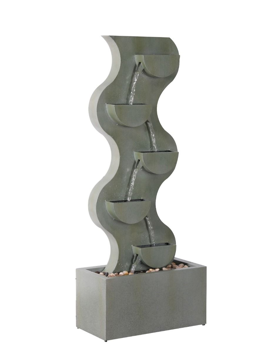 Tranquillity Water Features Sondrio Zinc Metal Water Feature
