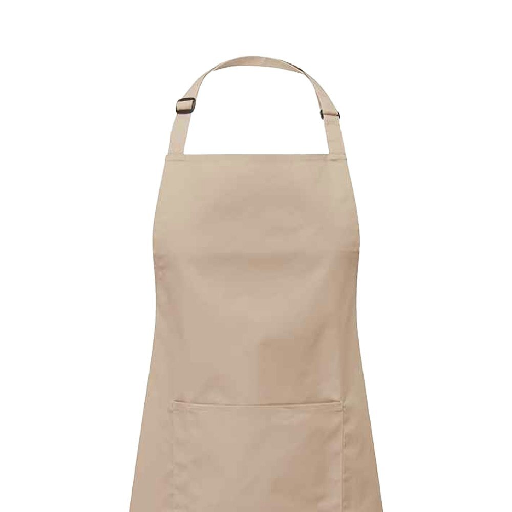 Premier Unisex Adult Colours Pocket Full Apron - Latte