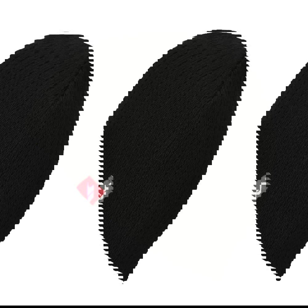 Trespass Mens Stagger Knitted Beanie Hat - Black