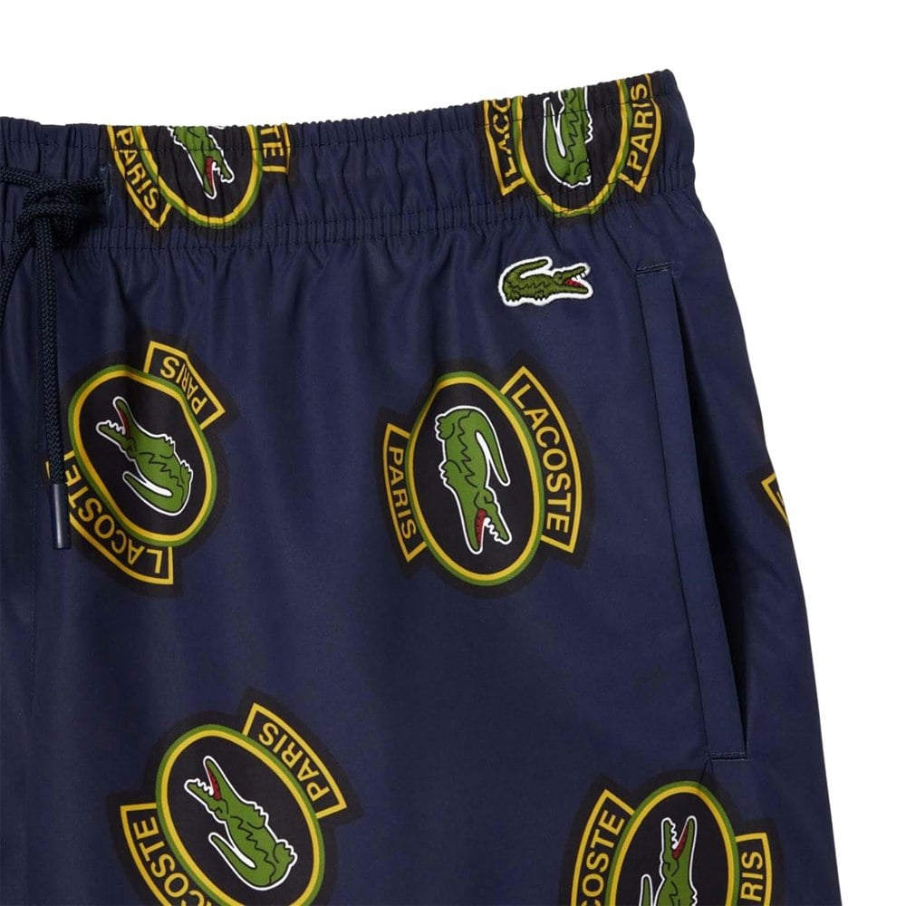 Lacoste Mens Printed Swim Shorts - Multicoloured