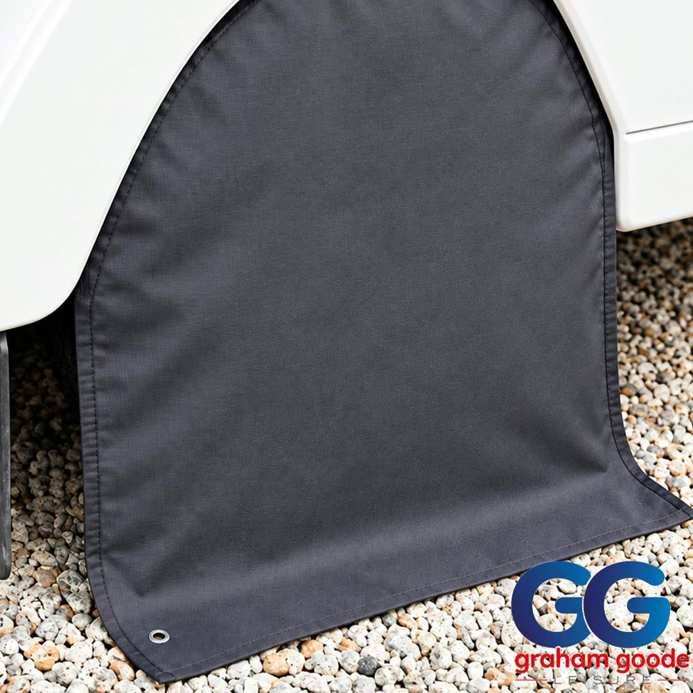 HTD Caravan Motorhome Single Wheel Cover Black HTD Tyre Cover