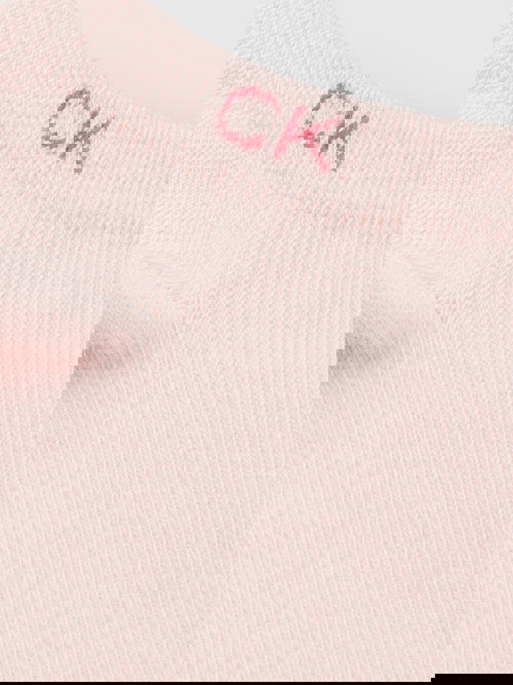 Calvin Klein 2 Pack Womens Ankle Trainer Socks Pink Combo
