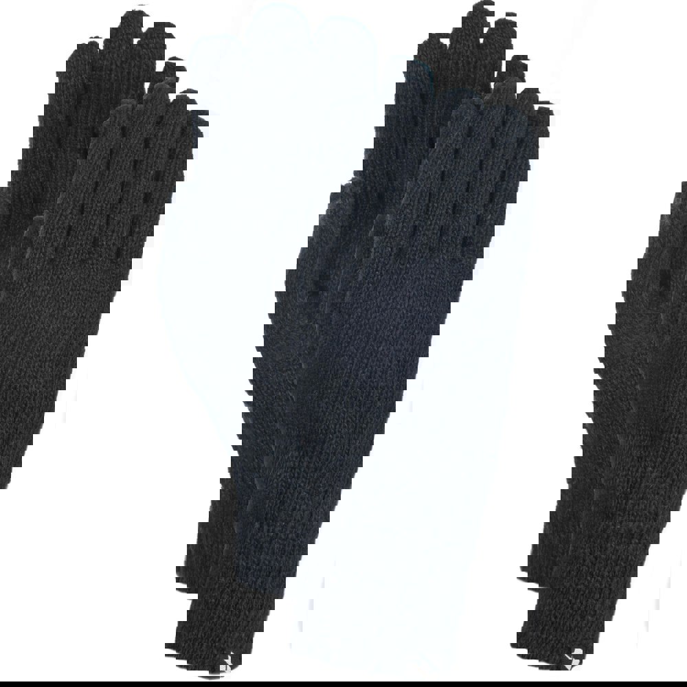 Trespass Mens Bargo Knitted Gloves - Black