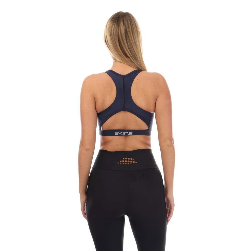 Skins Womens/Ladies Series-3 Active Sports Bra - Navy