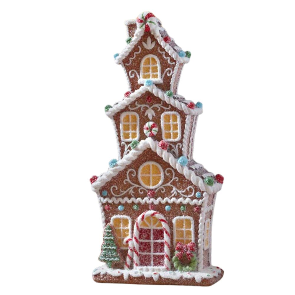 Samuel Alexander 30cm Large Candy Townhouse Christmas Decoration