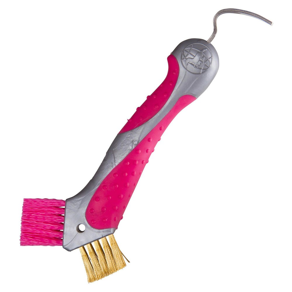 Imperial Riding IRH Horse Hoof Pick & Brush - Pink