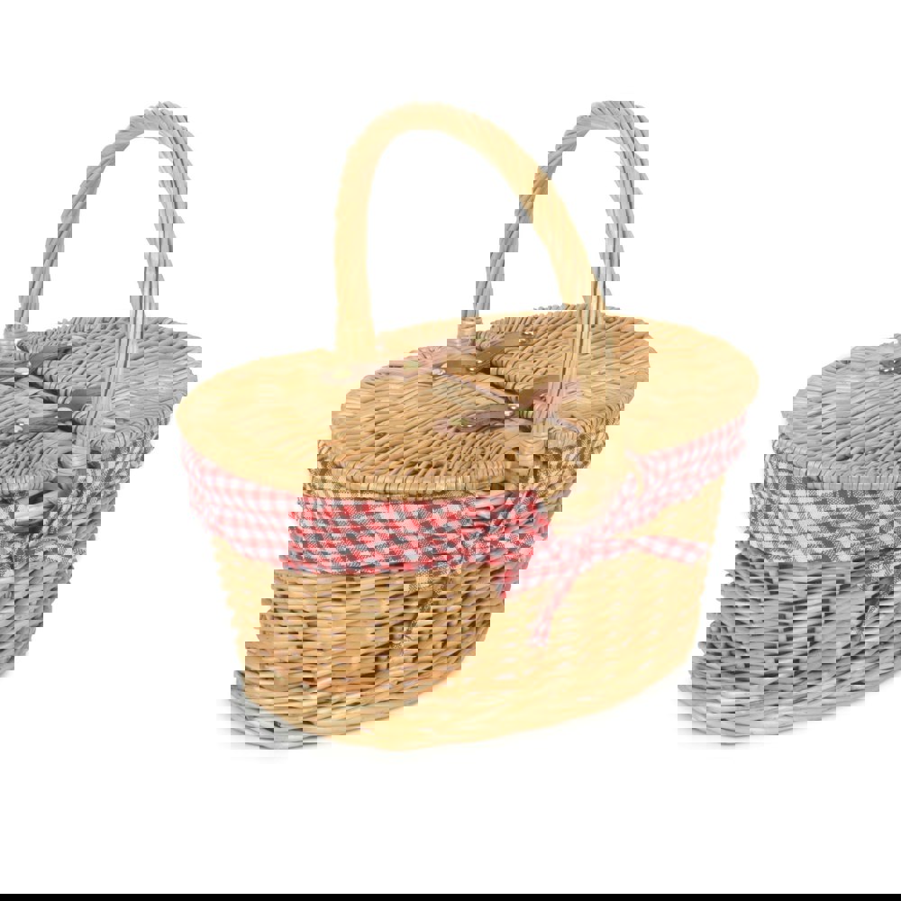 Wicker Picnic Baket with Lining