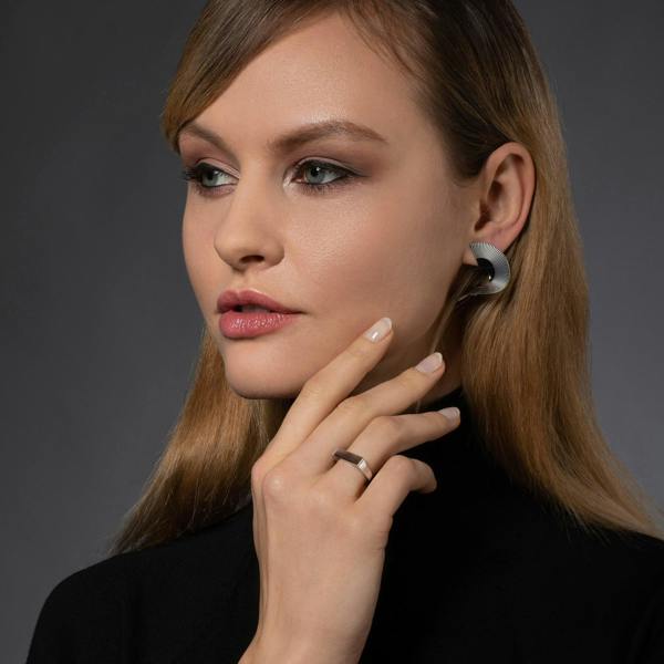 Large Spiral Statement Earrings for Women - namana.london