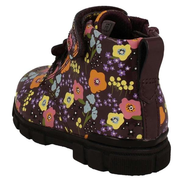Clarks Girls Clarks Floral Pattern Ankle Boots Evyn Top T