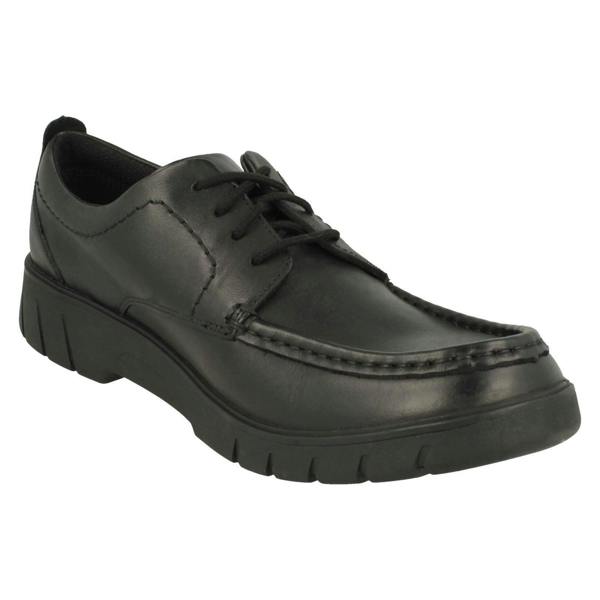 Clarks Boys Clarks Lace Up Moccasin Shoes Branch Lace Y