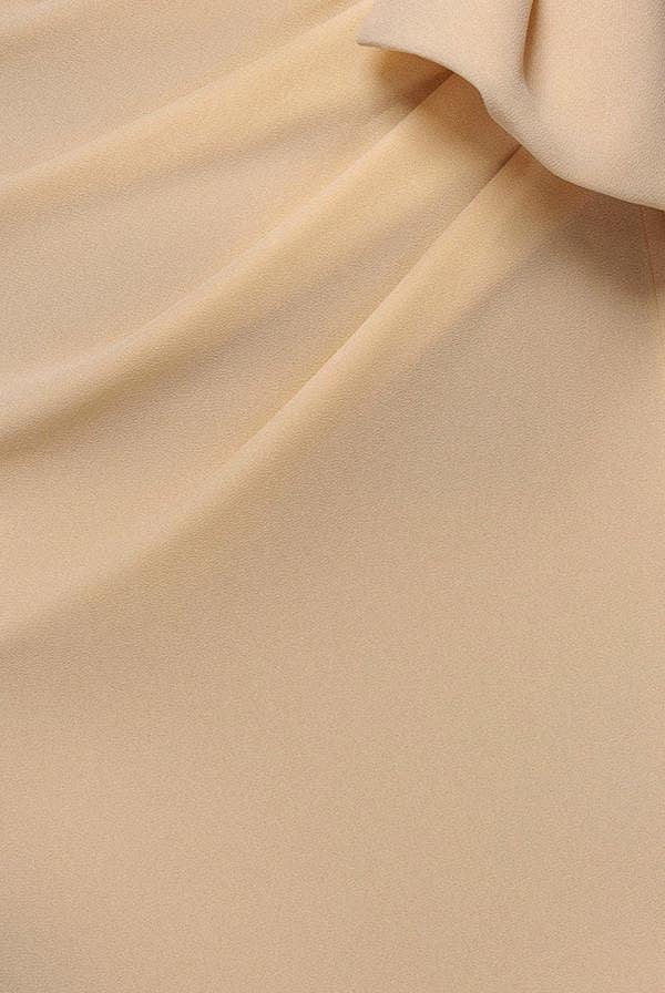 One Shoulder Cowl With Bow Detail Maxi Dress - Butter Yellow DR4606