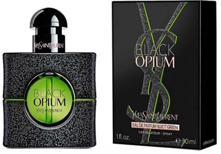 Yves Saint Laurent Black Opium Illicit Green 30ml Eau De Parfum EDP Spray For Her