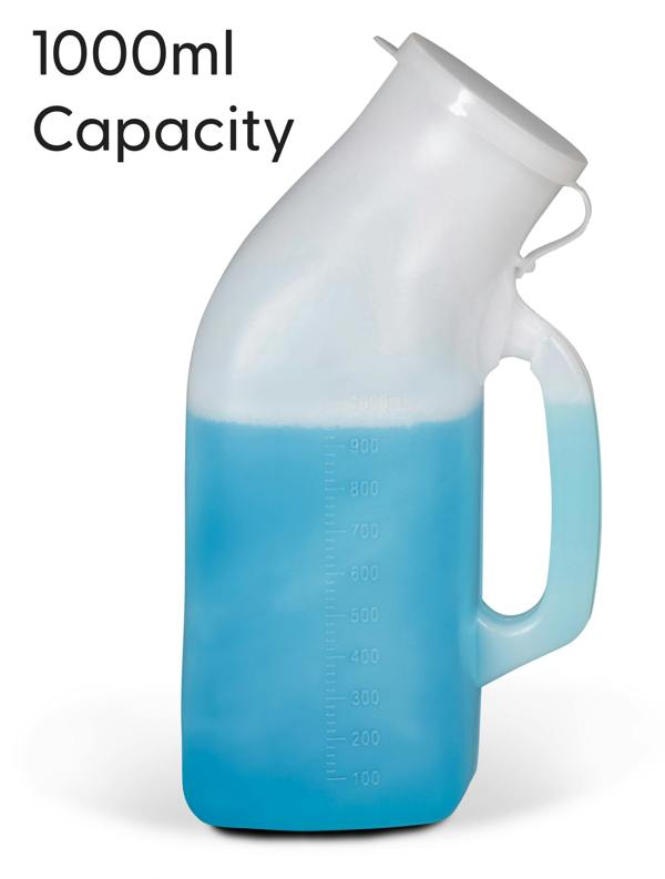 Aidapt Male Urinal 1000ml 225x120x115mm