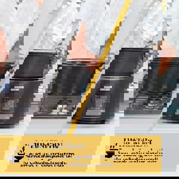 Crockpot TimeSelect 5.6L Digital Slow Cooker CSC093 Black