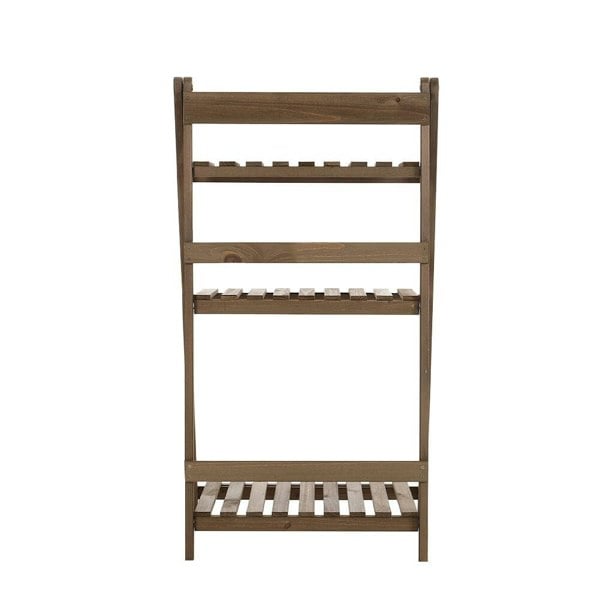 3 Tier Wooden Flower Stand Plant Display Shelf Storage Rack Pot Holder Outdoor Living and Home 