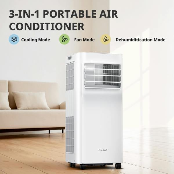 Living and Home 7000BTU Portable 3-in-1 Air Conditioner