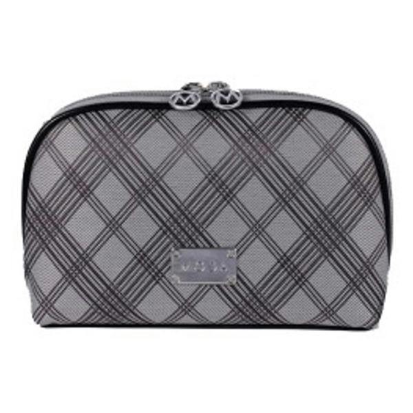Moda Patterned Ladies Cosmetics Make Up Bag with 2 Zips