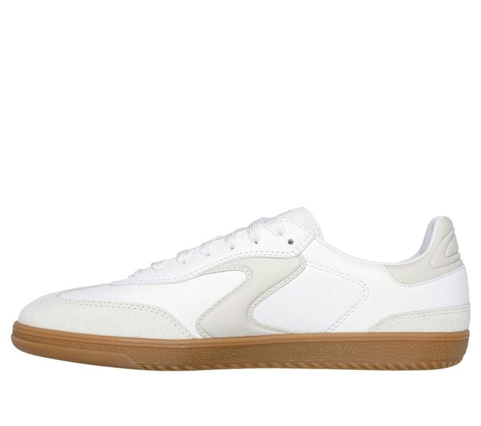Skechers Hotshot Kickoff Leather Women's White/Natural Trainers