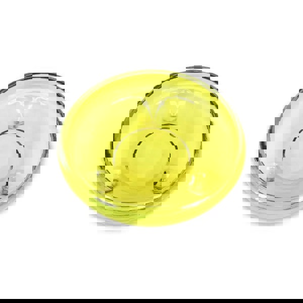 Ola Footed Glass Bowl - 35cm diam x 8cmH - Yellow - image2.jpg