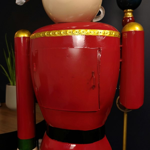 Samuel Alexander 119cm Light Up Nutcracker Soldier LED Christmas Wooden Ornament Home Decoration
