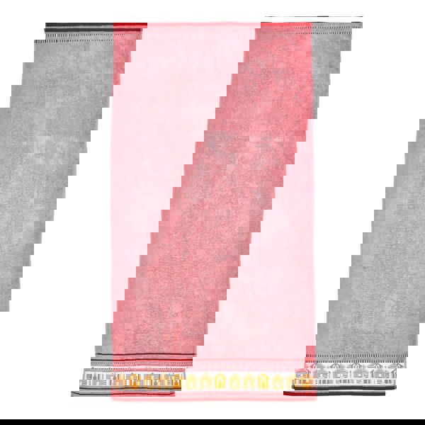 Catherine Lansfield Beach Huts Coral Pink Beach Towel
