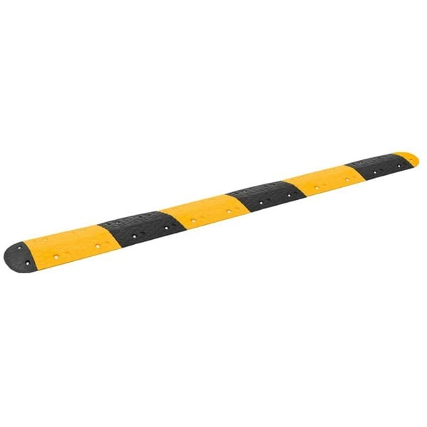 Berkfield Speed Hump Yellow&Black 323x32.5x4 cm Rubber