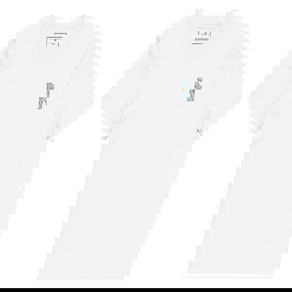 ANCHOR & CREW Polar Bear x Ice Cream In The Wild Organic Cotton Embroidered T-Shirt