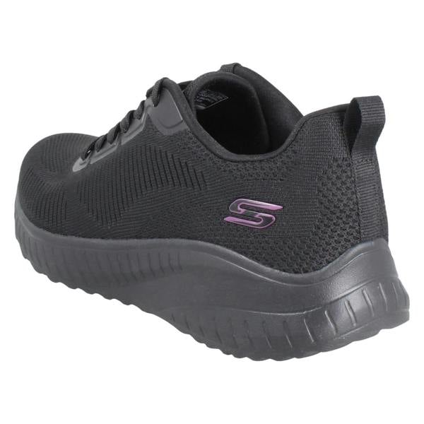 Skechers Ladies Skechers Bobs Memory Foam Vegan Trainers 117209 Face Off