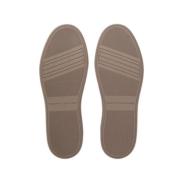 Tommy Hilfiger Womens/Ladies Leather Cupsole Trainers - Ecru/Stone/Blush - 