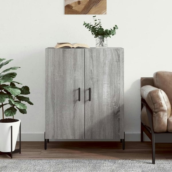 Berkfield Sideboard Grey Sonoma 69.5x34x90 cm Engineered Wood