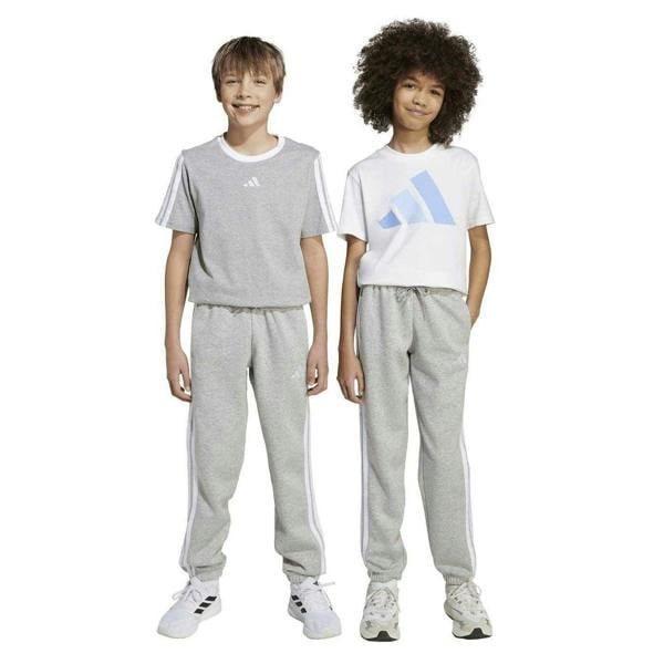 Adidas Childrens/Kids Essentials Joggers - Grey/White - 