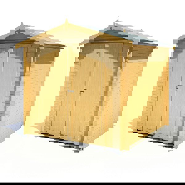 Shire Bradley 8x8 Log Cabin 19mm interlock Cladding - Best Shed