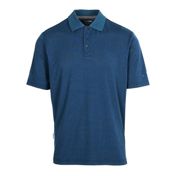 Trespass Mens Gedding Polo Shirt - Dark Peacock Marl
