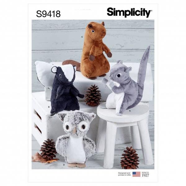 Simplicity Sewing Pattern 9418, Toys OS (One Size) - Easy