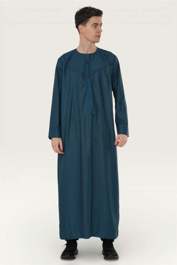 Infinity Leather Men's Ramadan Eid Moroccan Jubba Robe Djellaba Thobe - TT-008