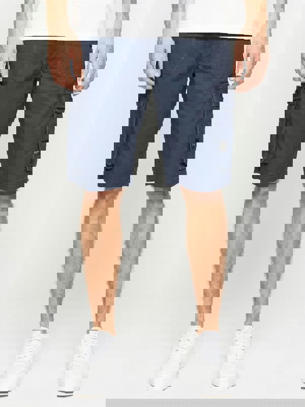 Crosshatch Kyron Cargo Shorts Navy