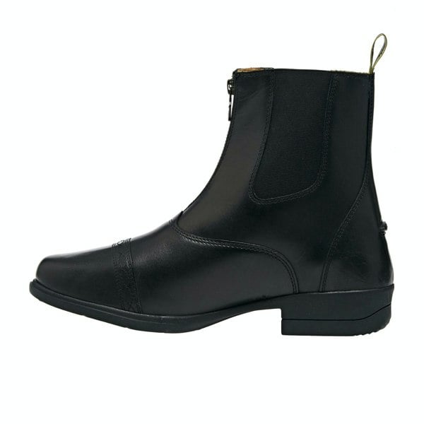 Moretta Womens/Ladies Rosetta Leather Paddock Boots - Black