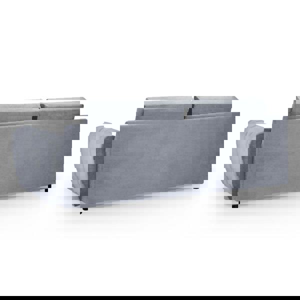 Furnishings For Less Zura Plush Velvet Large 3 Seater Sofa | Cream, Grey or Mocha