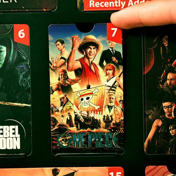 The Netflix Advent Calendar - close-up detail