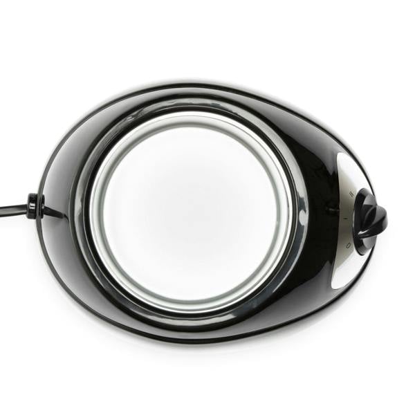 birdseye view of wax heater base