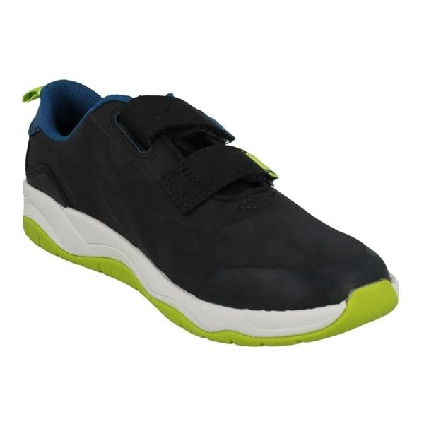 Clarks Childrens PLAY PRINTS By Clarks Big Cat Detailed Trainers Clowder Race
