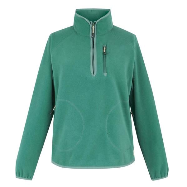Regatta Womens/Ladies Frankie Quarter Zip Fleece Top - Spruce Green