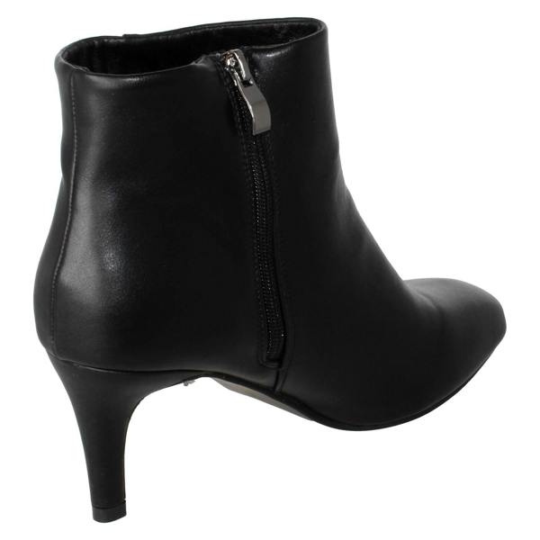 Ladies Collection High Heel Ankle Boots with Zip Fastening F51236