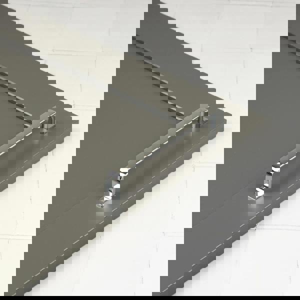 Handle & Home Polished Chrome Strap Handles