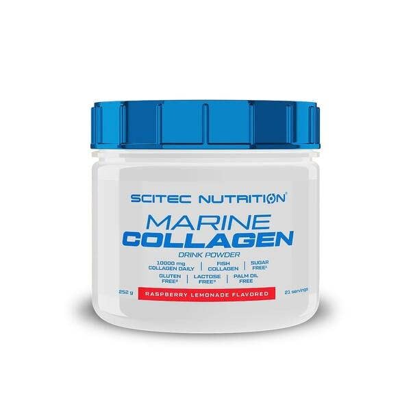 SciTec Marine Collagen, Raspberry Lemonade - 252g