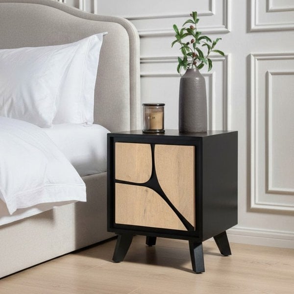 IH Design Dusk Mango Wood Bedside Table