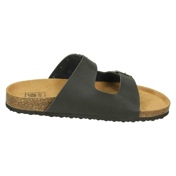 Down to Earth Ladies Down To Earth Double Buckle Strap Sandals
