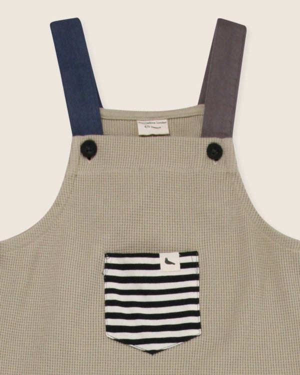 Multicolour Colourblock Dungarees - image 4