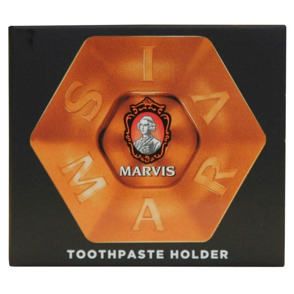 Marvis Orange Toothpaste Holder for Ginger Mint Toothpaste