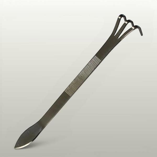 Ryuga Stainless Steel Bonsai Root Rake / Spatula Combination Tool - Yorkshire Bonsai standardised image 20260605-140828